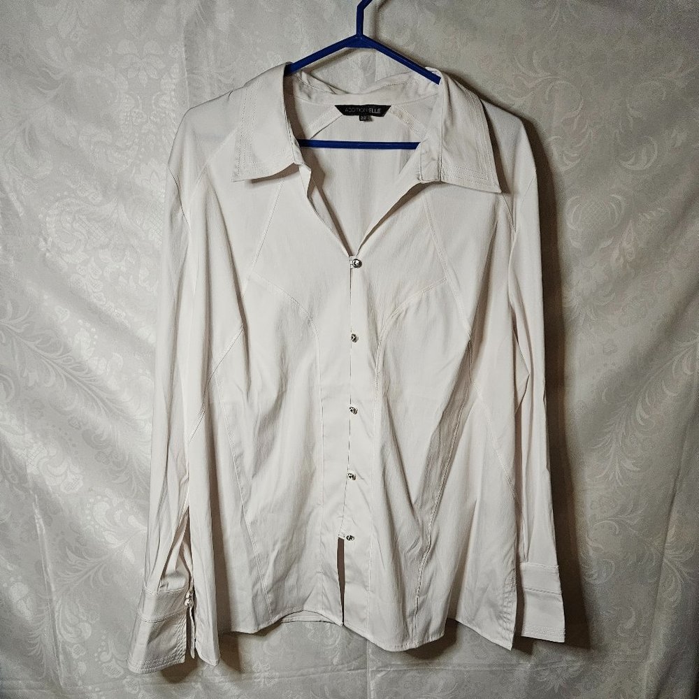 Addition Elle Button Up Blouse Plus Size